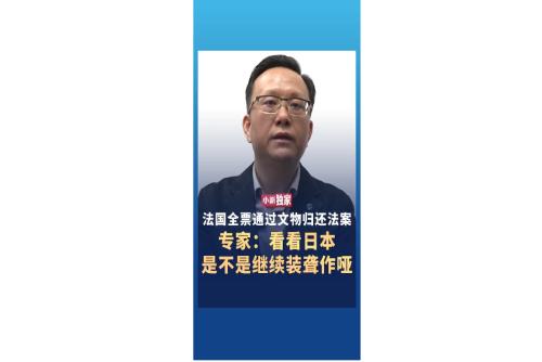 法國全票通過文物歸還法案 專家：看看日本是不是繼續(xù)裝聾作啞