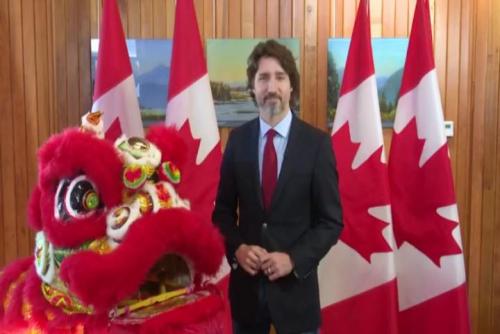 加拿大总理迎新春