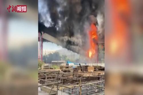 台湾台中火力发电厂发生火灾