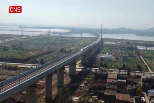 Anqing-Jiujiang high-speed railway starts trial operation