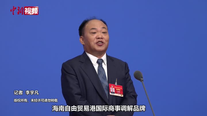 海南省政协委员王雁磊建议：建立统一的海南国际商事调解中心