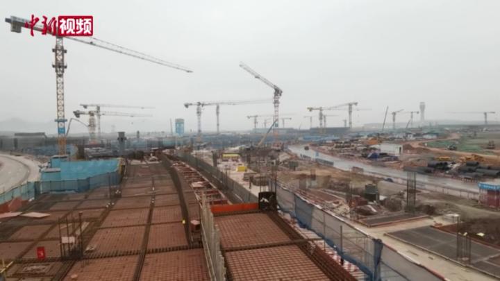 重庆T3B航站楼加紧建设 主体结构预计6月封顶   