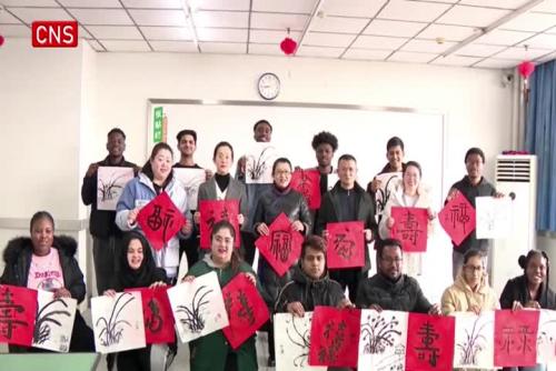 Foreign students in Sichuan take first cultural lesson in Year of the Tiger