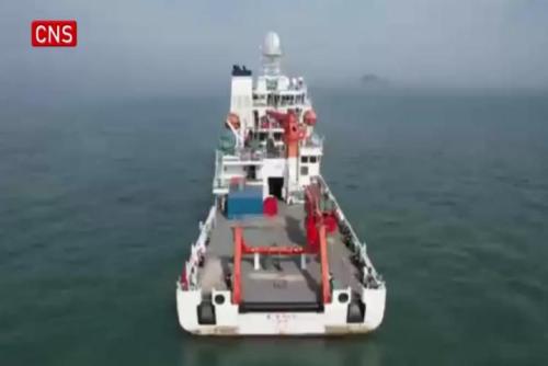 China's first silent research vessel opens class for college students