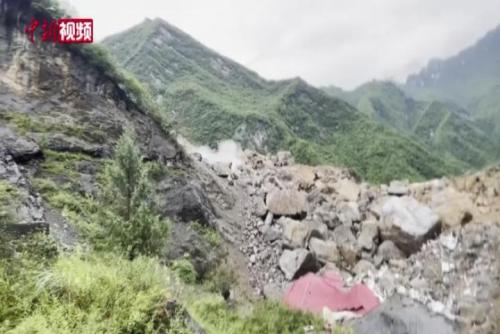 重慶巫溪縣因暴雨發生山體滑塌 初步統計5人失聯