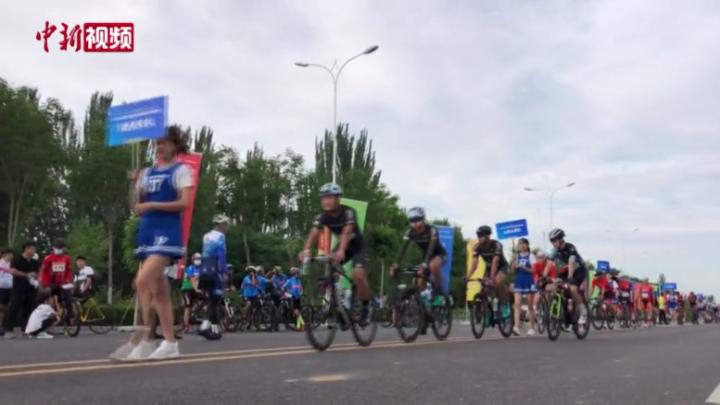 见证黄河“骑”迹 2020银川沿黄自行车赛开赛