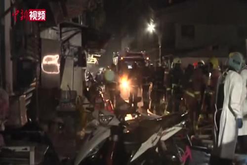 台湾新北市发生火灾 致2死1伤