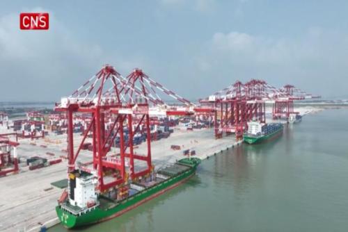 World's first multimodal service port opens in Guangdong