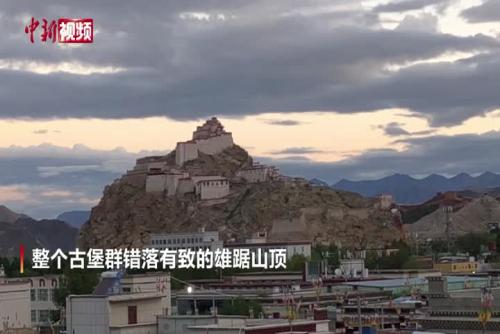 西藏江孜：宗山古堡的夜九幻真人晚与晨曦