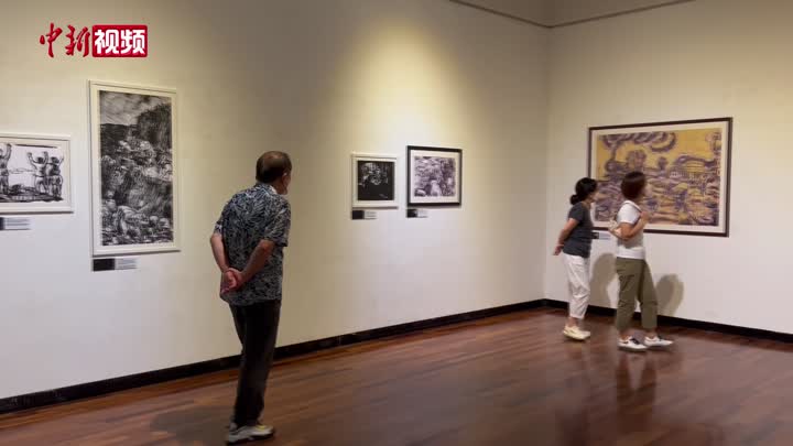 “抗战时期美术作品展”在韩国独立纪念馆开幕