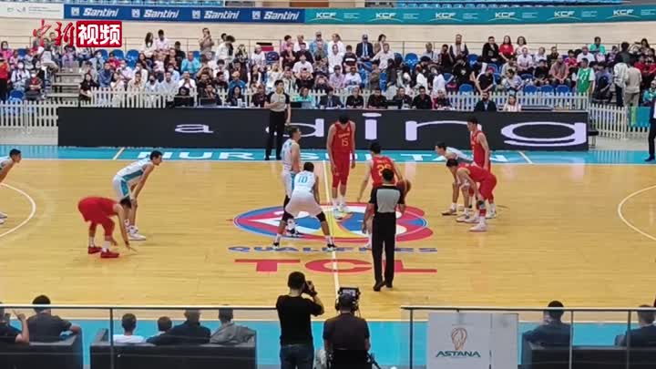 世界杯預選賽中國男籃68比56擊敗哈薩克斯坦隊