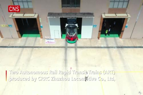 CRRC delivers two autonomous rail rapid transit trains to UAE
