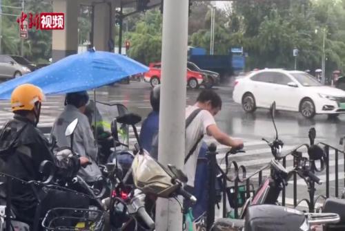 受臺風“梅花”影響 上海將現強降雨