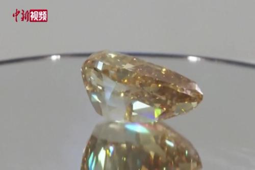 全球最大无瑕疵钻石在阿联酋迪拜展出 