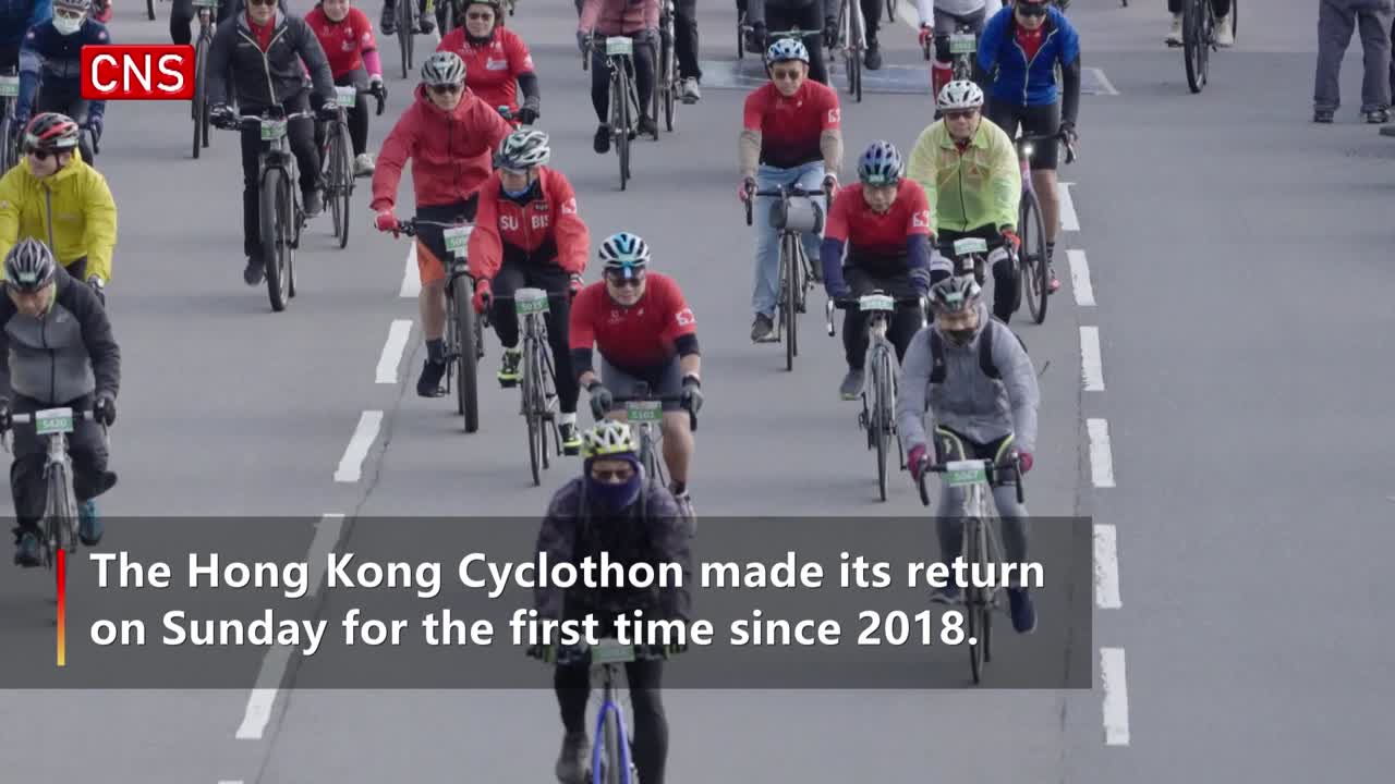 Hong Kong Cyclothon back on Sunday