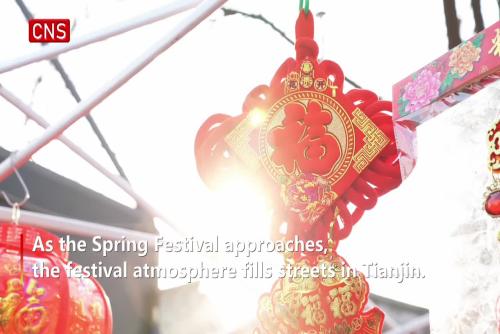 Spring Festival goods market booms as the festival approaches