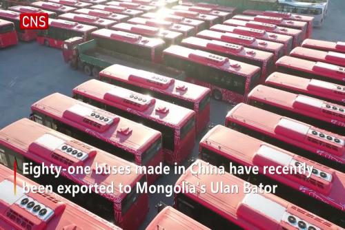 China to export 224 buses to Mongolia