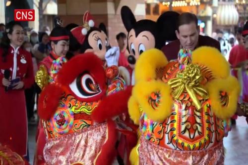 Shanghai Disneyland welcomes Lunar New Year with eye-dotting ceremony