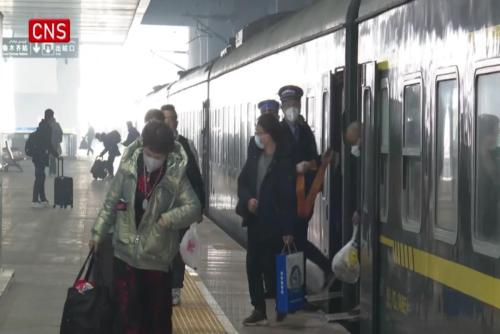Chartered train arranged for migrant workers in Xinjiang