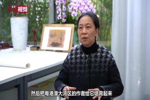 全国人大代表林蓝：以岭南画派为媒 携手港澳推动中华文化