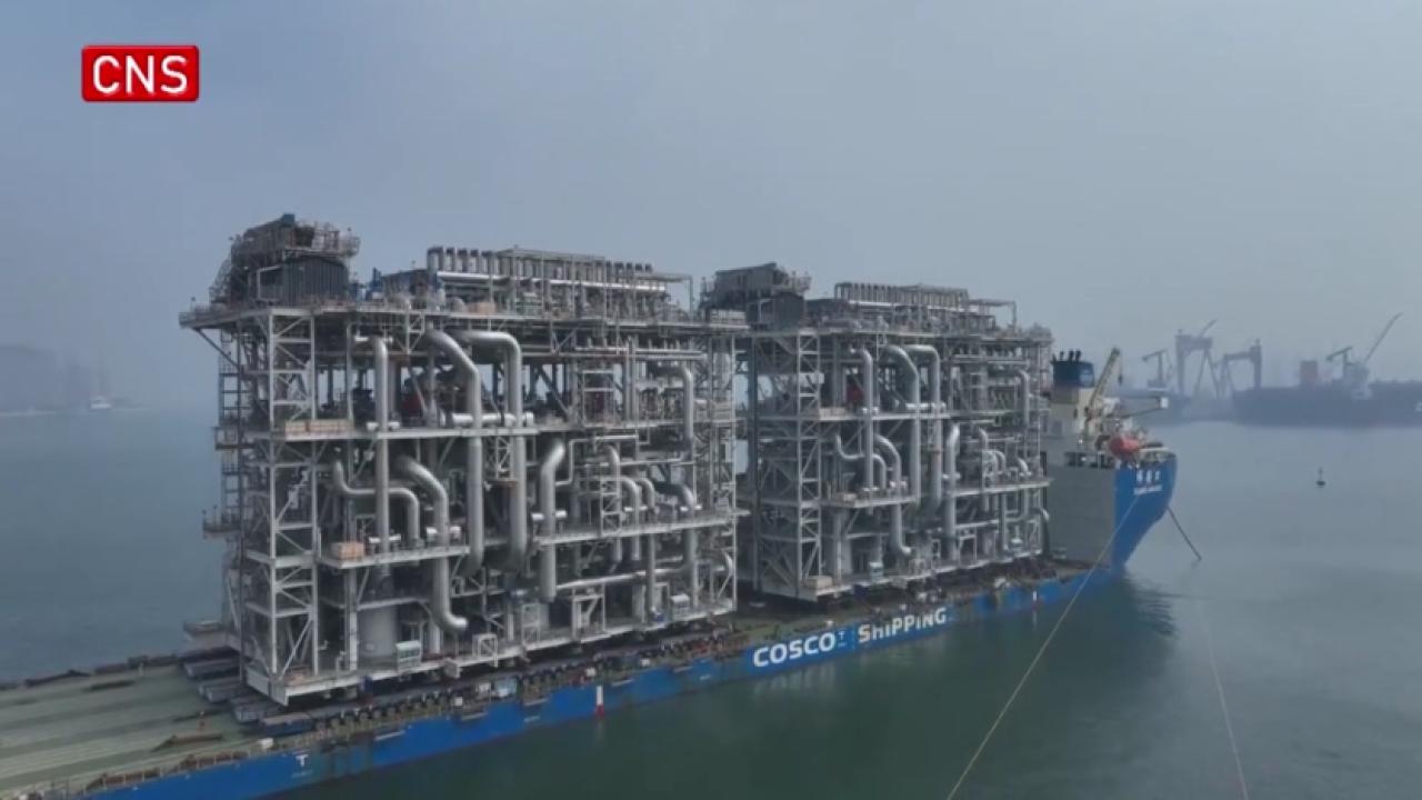 World's first integrated LNG core process modules completed