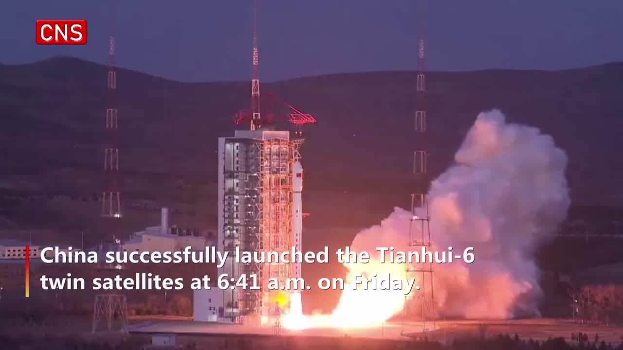 China launches Tianhui-6 twin satellites