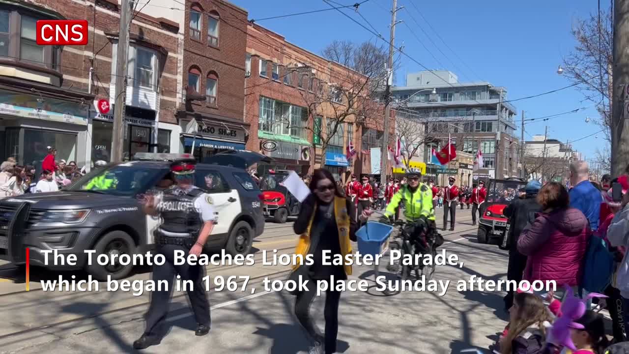 Torontonians celebrate Easter parade