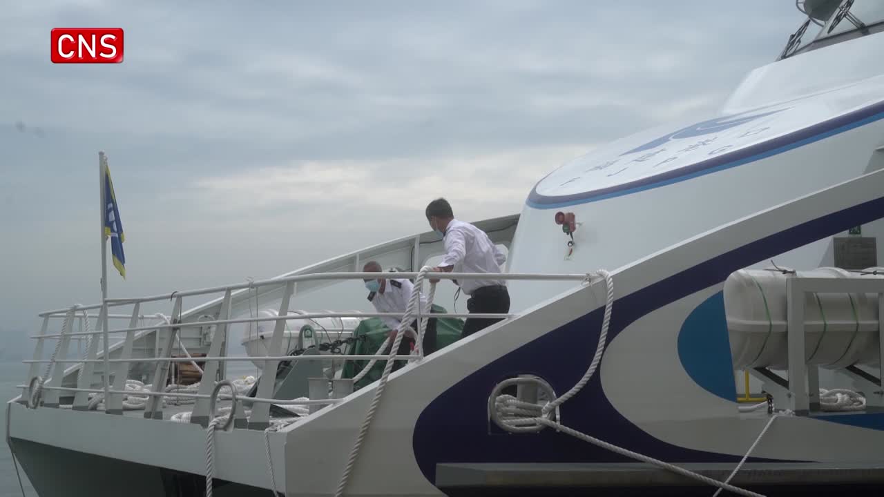 High-speed passenger ship sets sail for Kinmen 