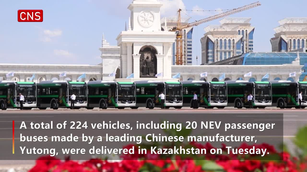 China-made NEVs delivered to Kazakhstan