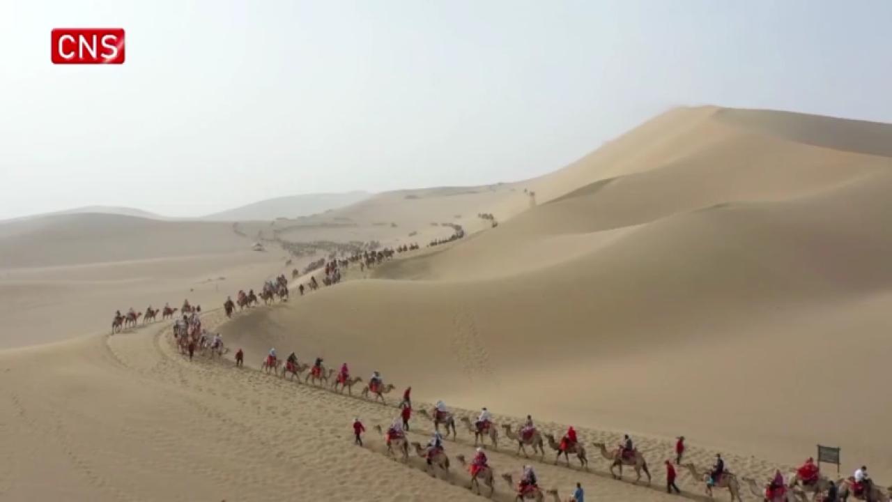 Travel market in Dunhuang heats up as temperature soar