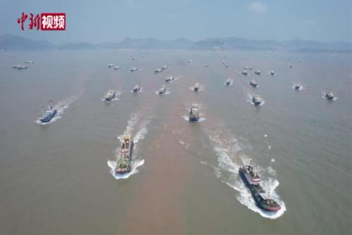 浙江沿海近万艘渔船解禁出海