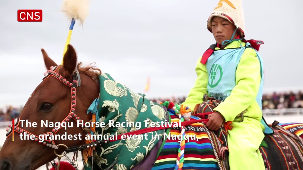 Traditional horse racing festival ignites young riders in Nagqu of Tibet