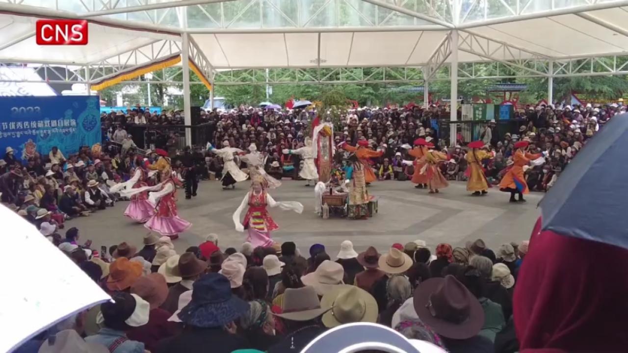 Tibetan opera staged to celebrate Shoton Festival