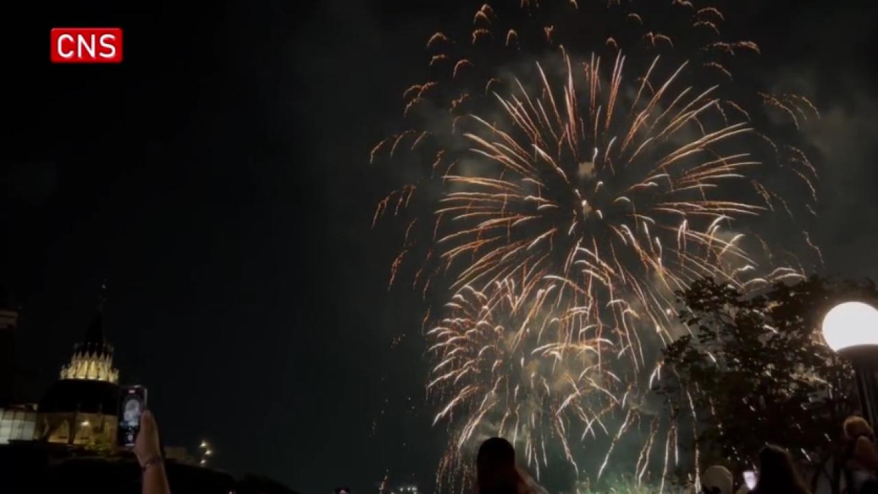 Grand Finale of International Fireworks Festival in Canada