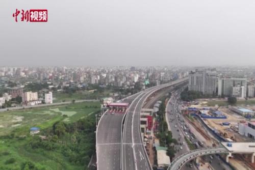 中企主导承建的孟加拉国首条高架快速路通车