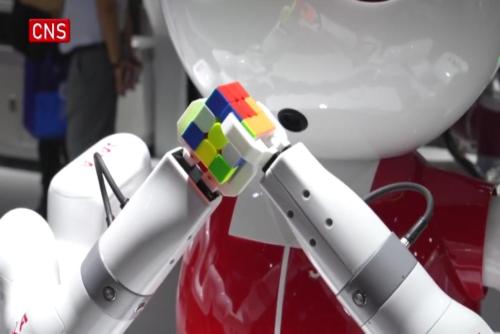 Check out Rubik's Cube Robot at China International Industry Fair 