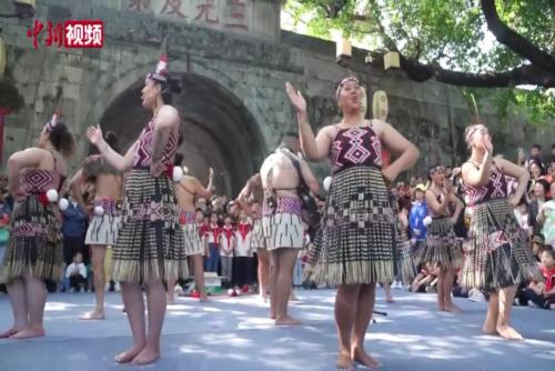 新西蘭毛利人攜傳統文化走入桂林靖江王城