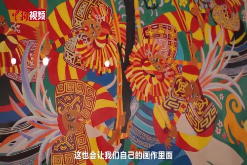 貴州水城百幅農民畫作品展出