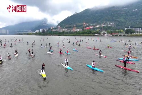 2023年全國槳板錦標賽在重慶漢豐湖開賽