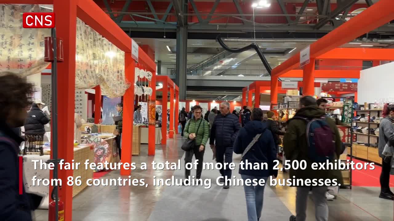 Chinese goods highly appreciated at Milan international crafts fair