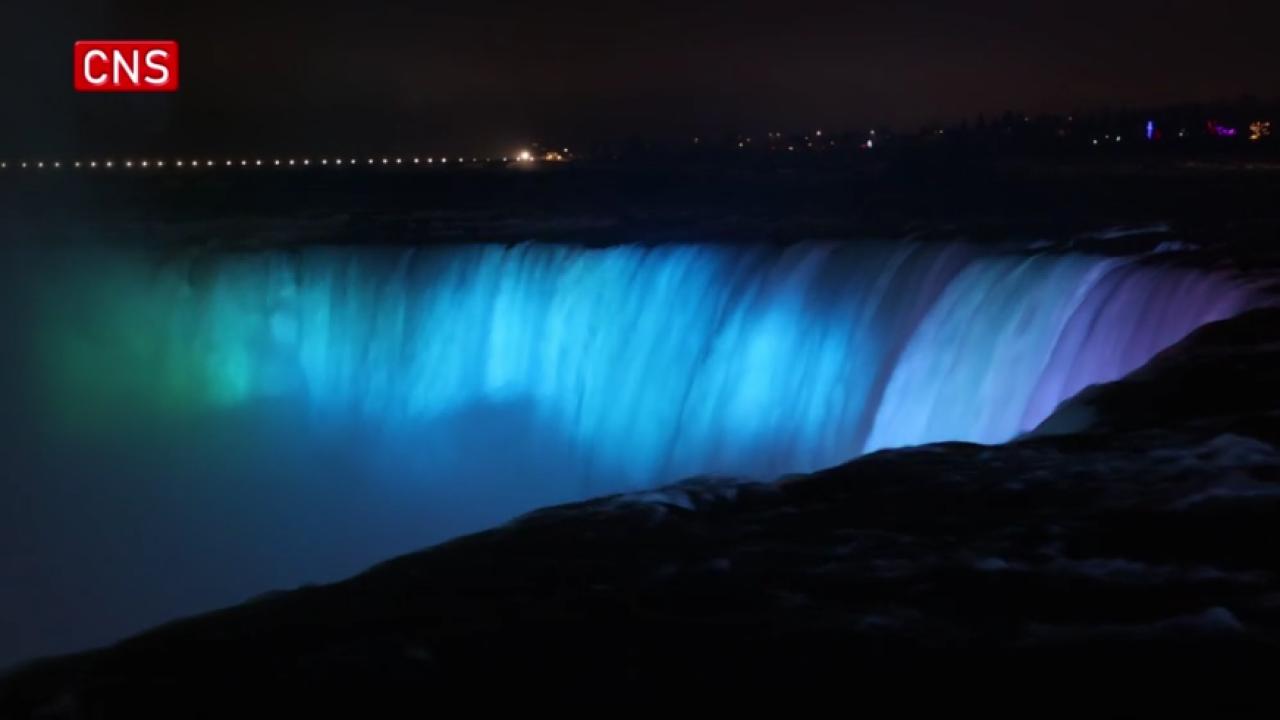 Niagara Falls turns into wonderland with festive illumination