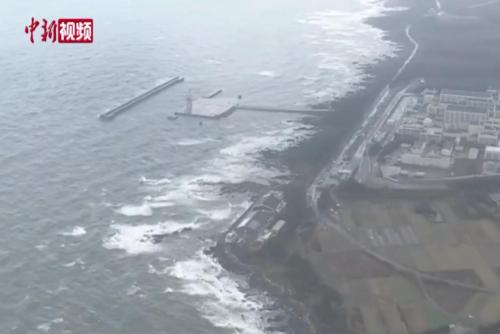 日本灾区核电站附近海面发现少量漏油