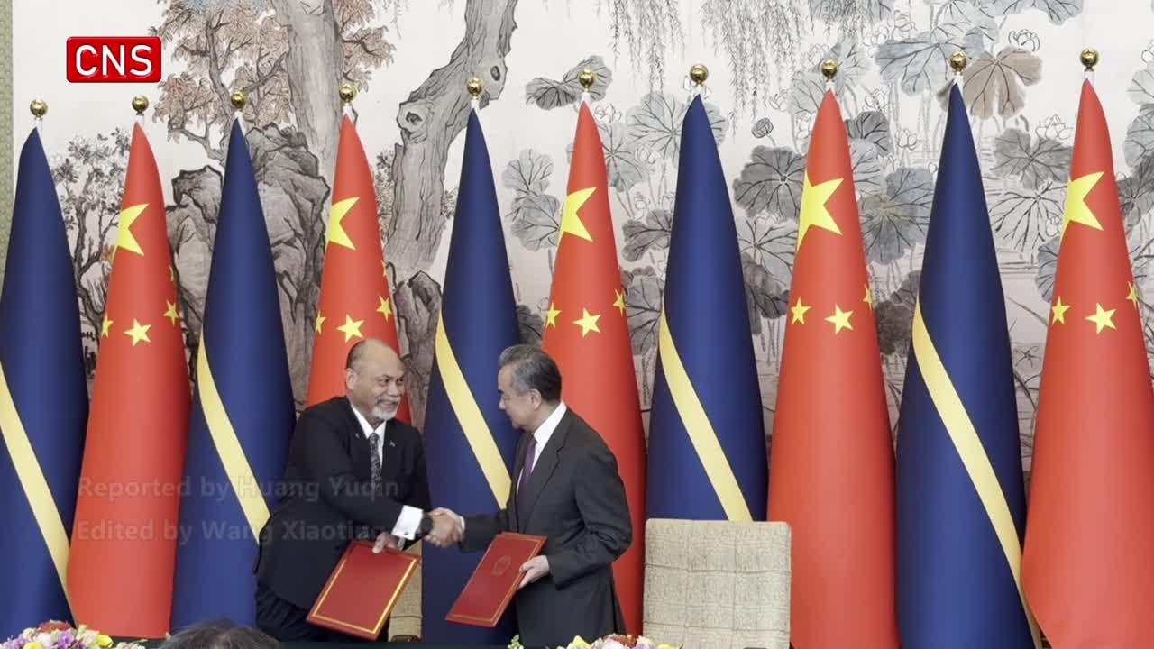 China and Nauru resume diplomatic relations