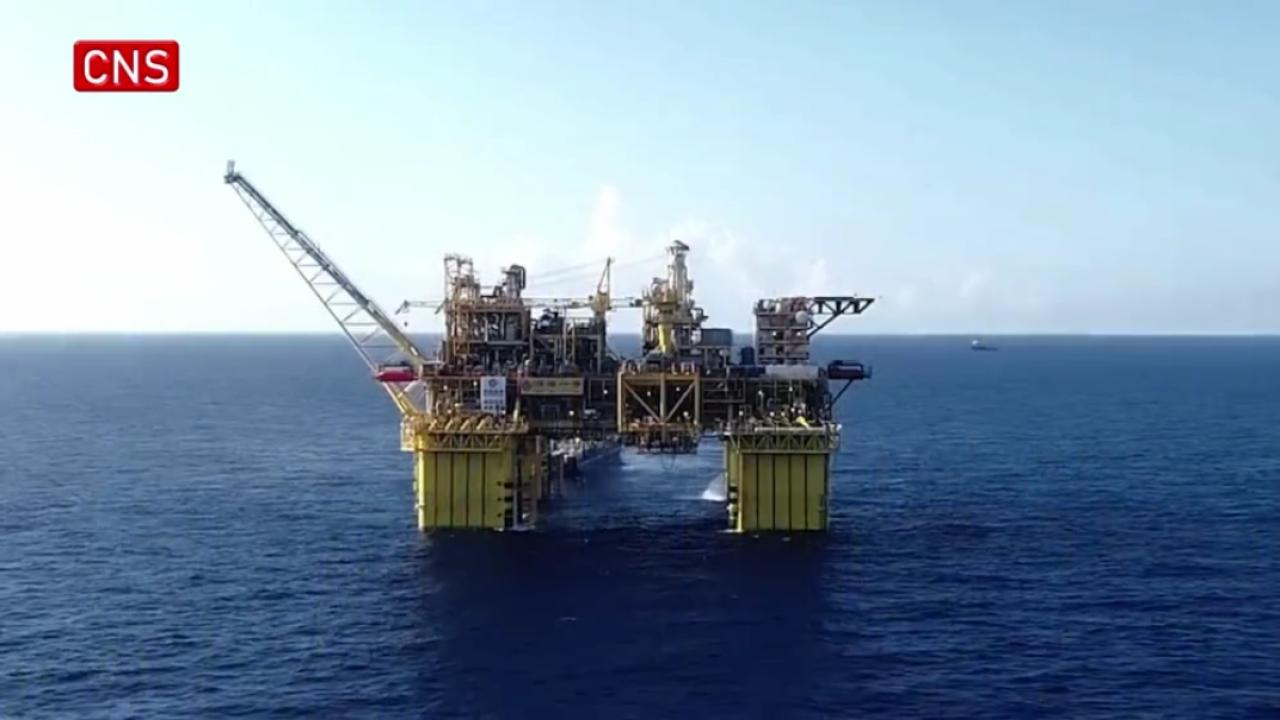 China's Deep Sea No.1 gas field sees key construction progress