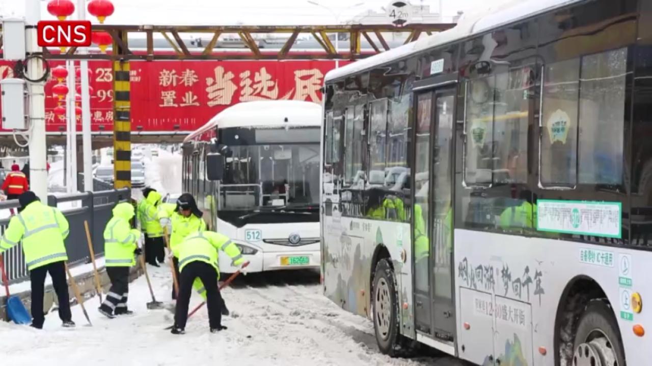 Cold wave brings snow, freezing rain across China