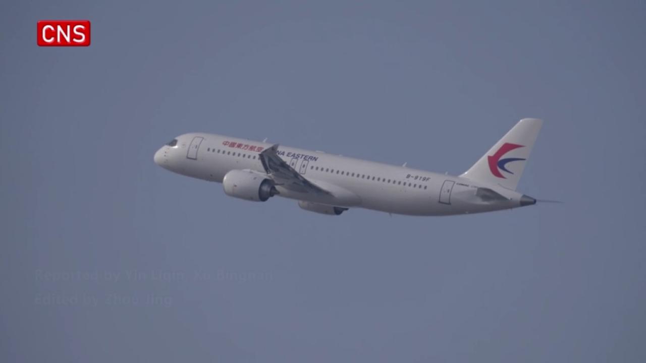 China's fifth C919 delivered in Shanghai