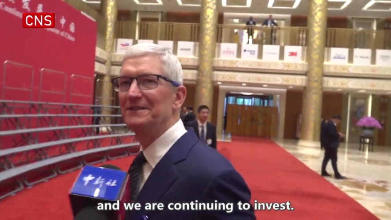 Tim Cook: Apple is continuing to invest in China