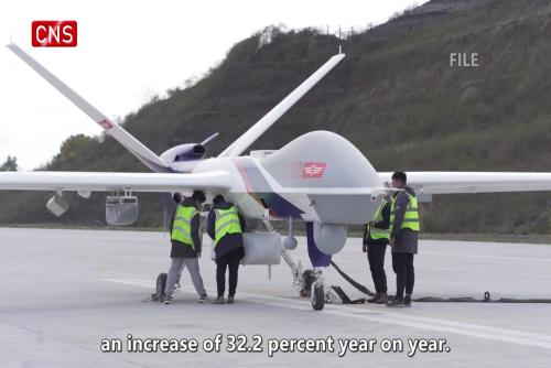 China had over 1.267 million  UAVs by end of 2023