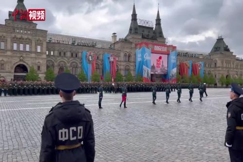 莫斯科举行纪念卫国战争胜利79周年阅兵总彩排