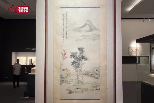 巨匠笔下的巴山蜀水 张大千、陈子庄书画作品在重庆展出